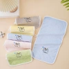Children's towel, coral fleece soft and non-shedding face towel, cartoon little swan cute embroidered hand towel for kindergarten details Picture